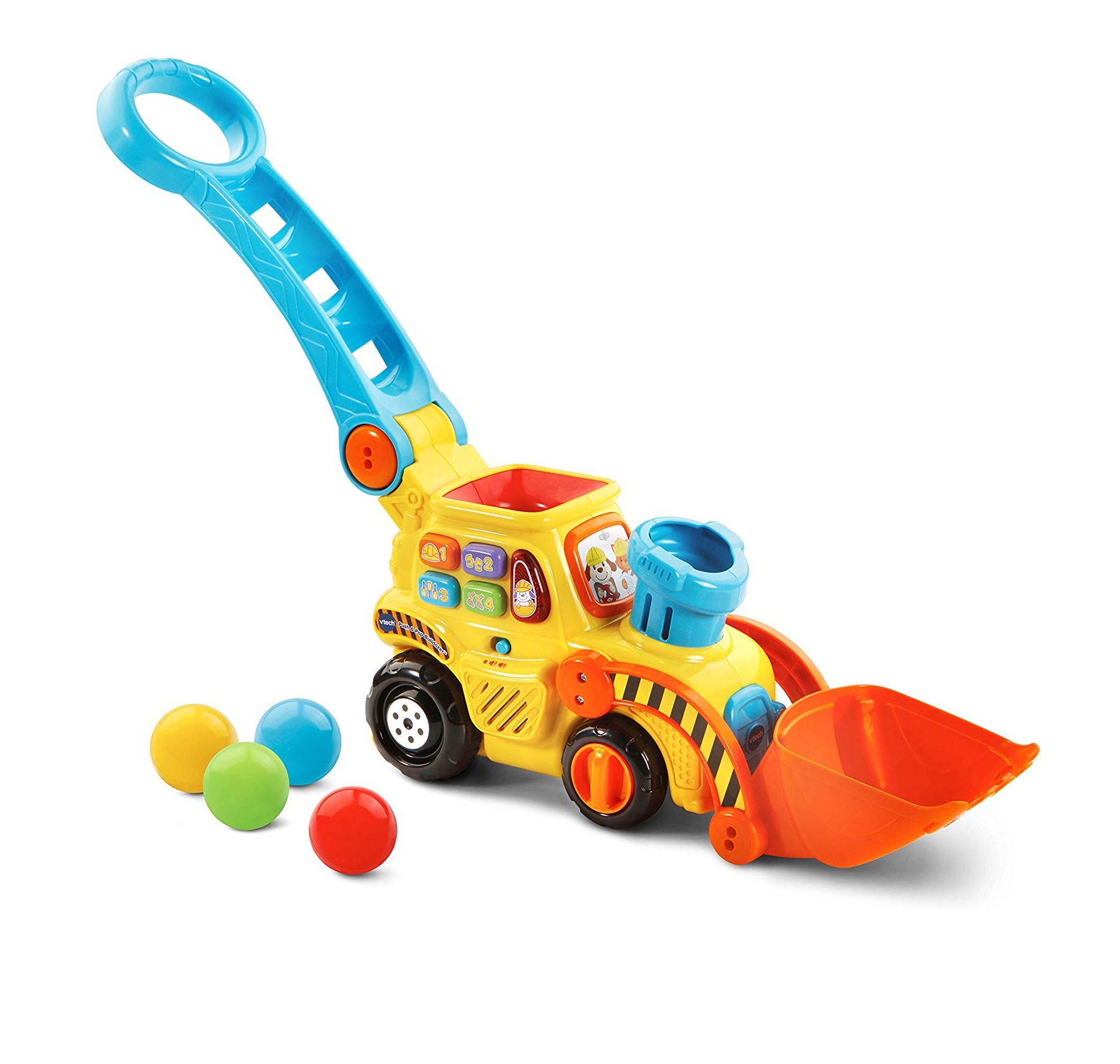 Каталка VTech Pop-a-Balls Бульдозер Каталка — изображение 2