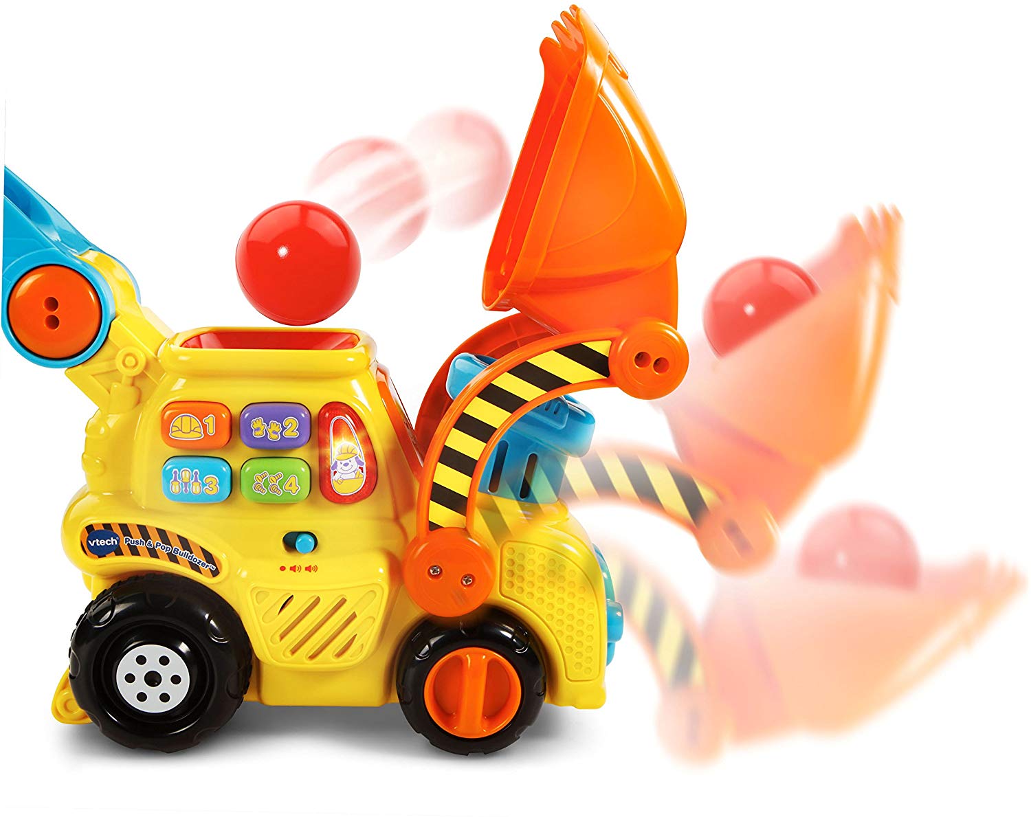 Каталка VTech Pop-a-Balls Бульдозер Каталка — изображение 3